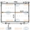 BEHR HELLA SERVICE 8MK 376 707-561 Radiator, engine cooling